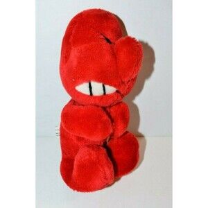 Vtg Kent Toys Angry MOODIES Plush Doll 1983 Mad expression frustrated emotion